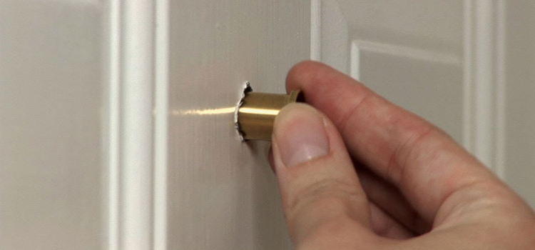 peephole door repair in Palm Springs